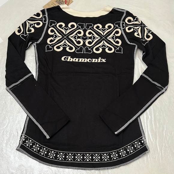 Alp-n-Rock SNOWFLAKE Vneck - Black - Picture 1 of 15